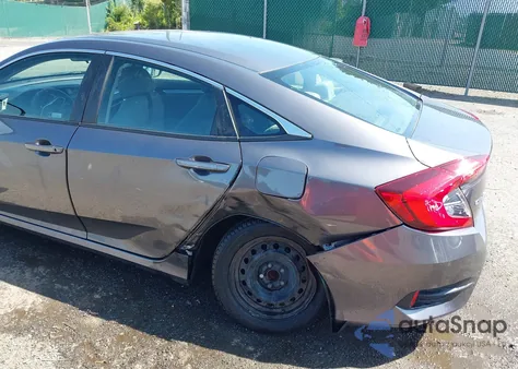 2019 Honda Civic Lx из США, поврежденный, VIN 2HGFC2F64KH595797